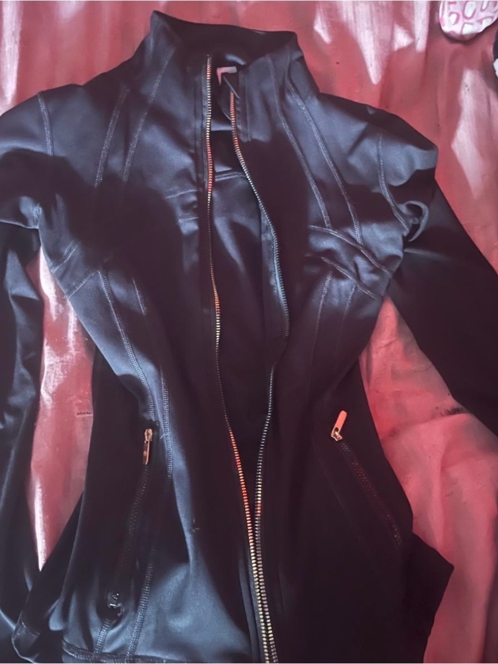 lululemon athletic Black Fitted Zip Jacket